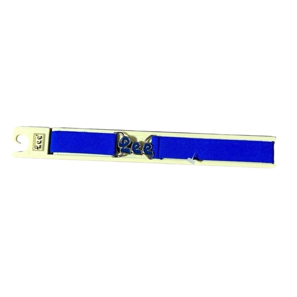 Vintage 1960’s Blue Stretchy Lee Jeans Belt New - Picture 1 of 5